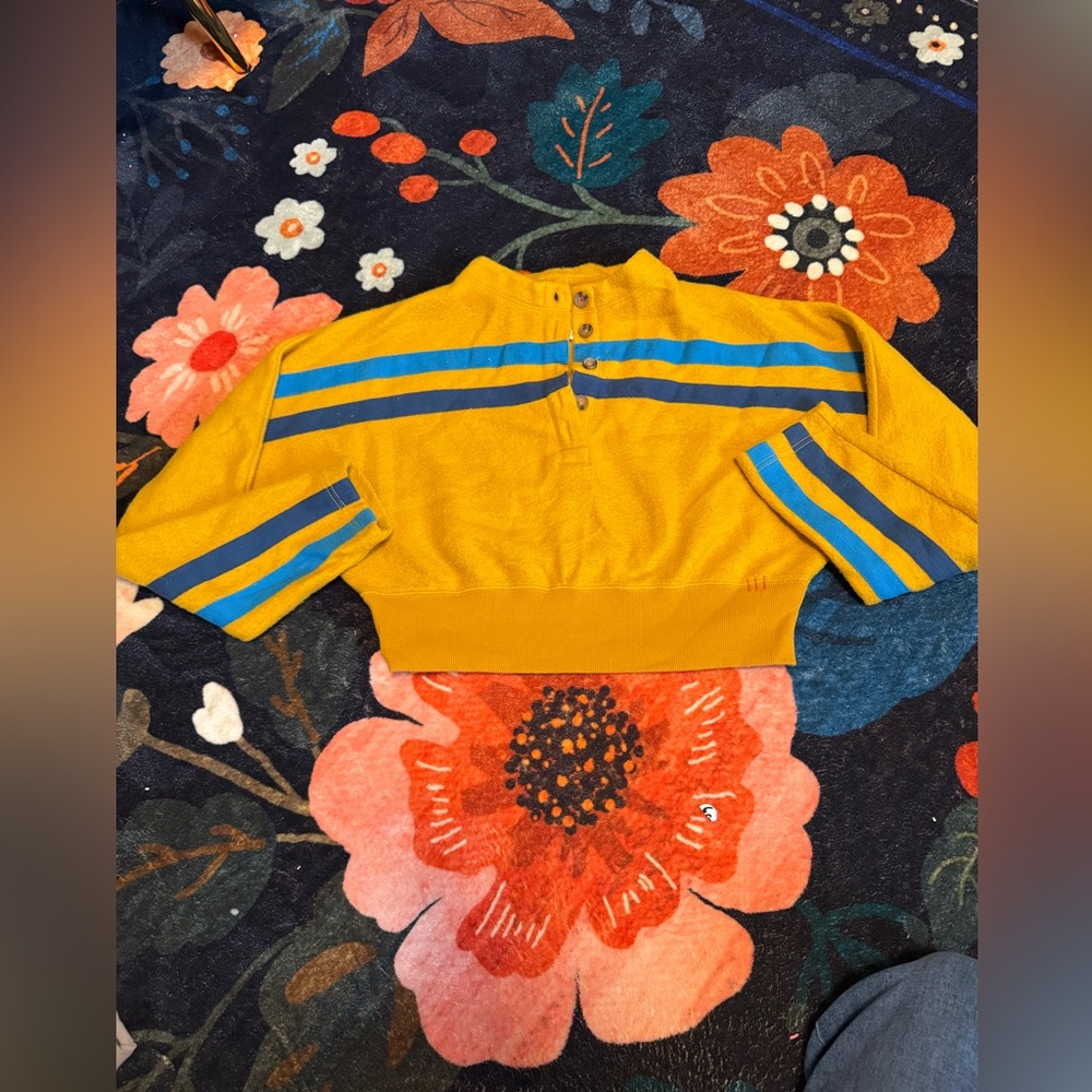 Yellow and Blue Women’s Sweater